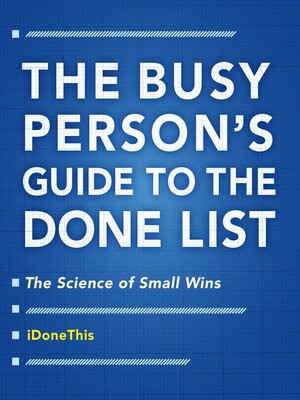 cover image of The Busy Person's Guide to the Done List